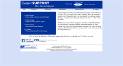 Desktop Screenshot of customsupport.com
