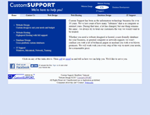 Tablet Screenshot of customsupport.com